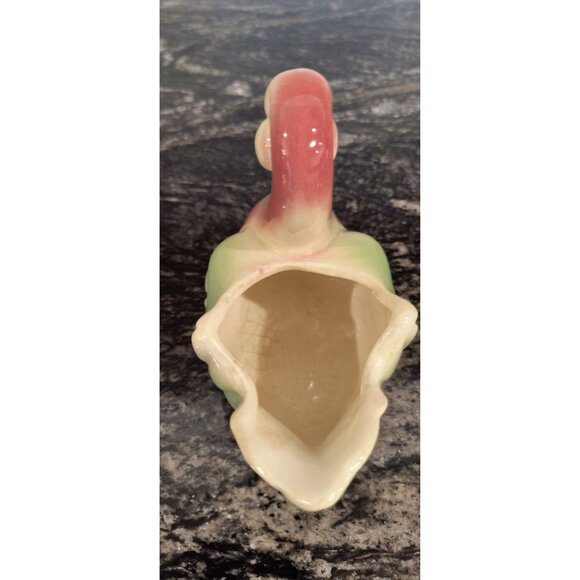 Vintage Mid-Century Collectible Pastel Swan Planter Vase - Picture 2 of 4